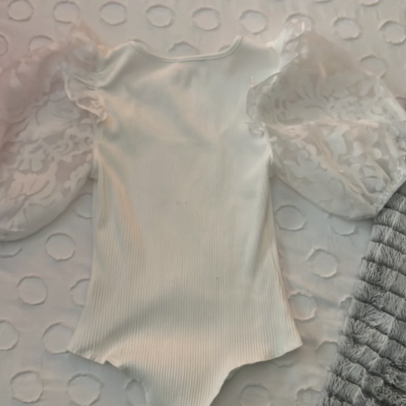 Jealous Tomato Puff Sleeve Bodysuit - Picture 2 of 3